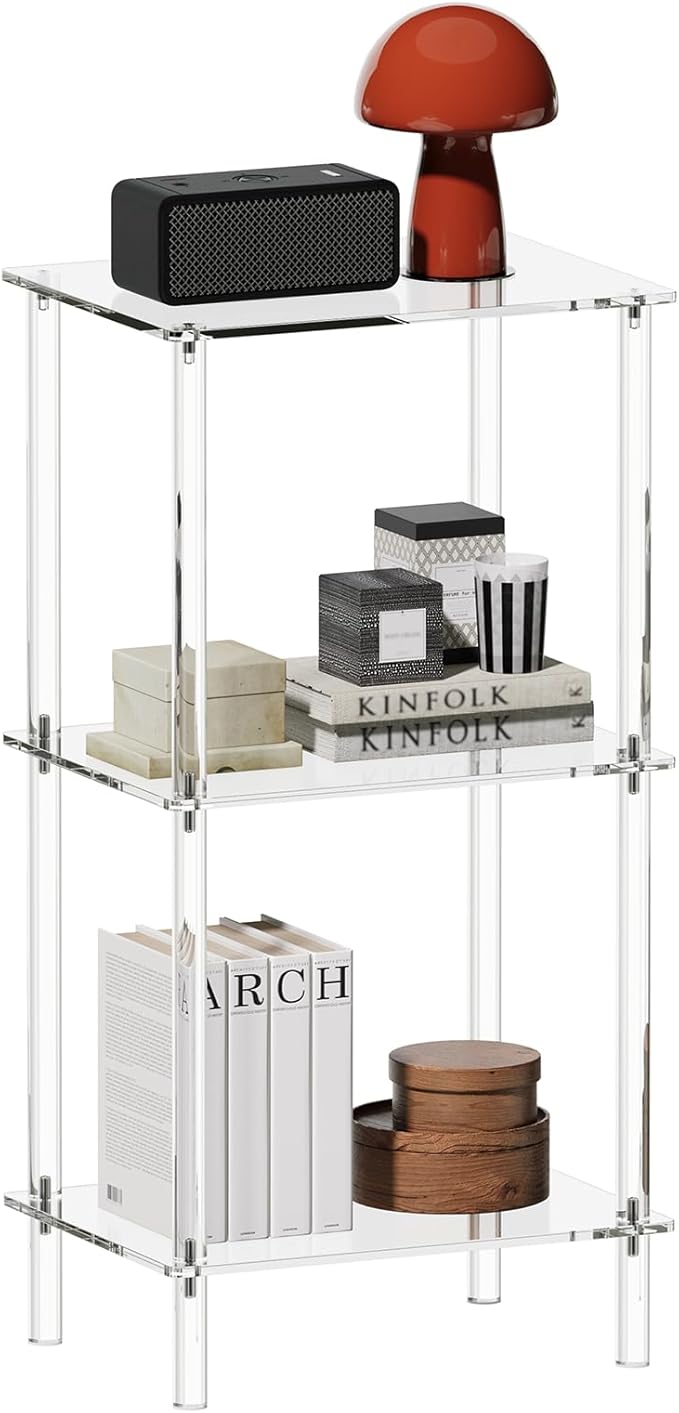 Aquiver Acrylic Tall Side Table by AQUIVER
