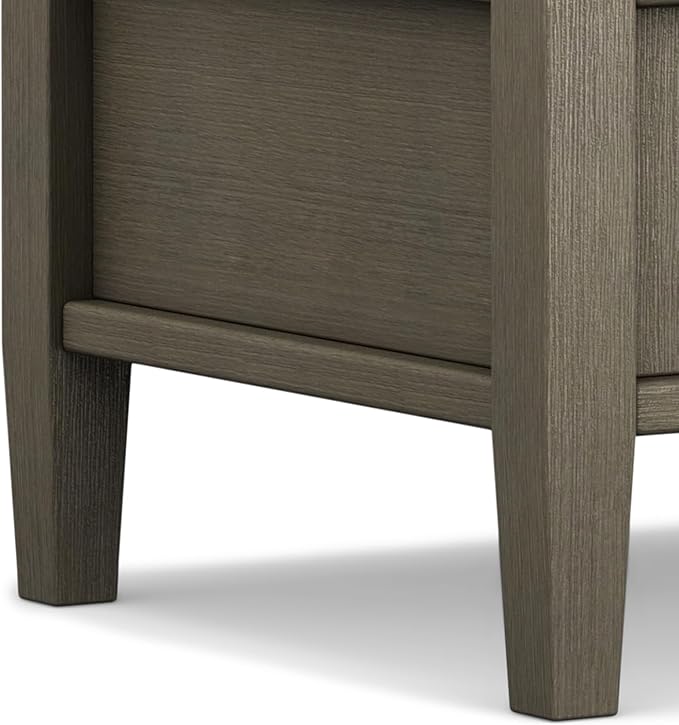 SIMPLIHOME Warm Shaker SOLID WOOD 20 inch Wide Rectangle Transitional End Side - Image 9