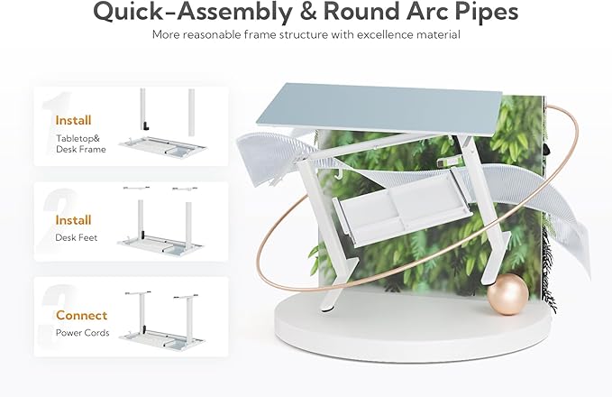 INNOVAR Glass Standing Desk - Image 6
