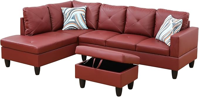 97" Oversized Sectional Couch, L Shaped Couch - Image 7