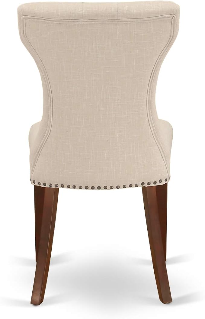 East West Furniture MLGA3-MAH-32 3 Piece Dining Room Table Set Contains a - Image 11