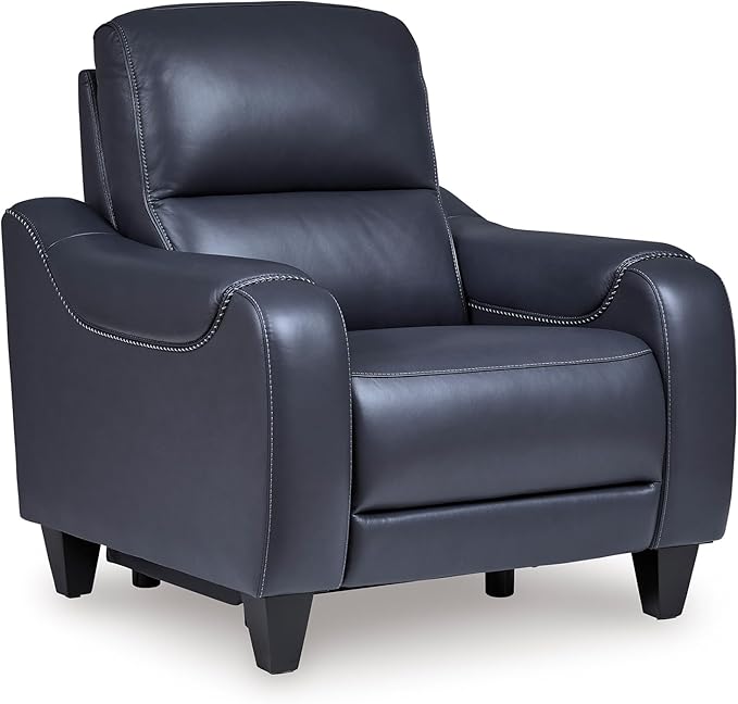 Signature Design by Ashley Mercomatic Contemporary Leather Match Wall Hugger by SignatureDesignbyAshley