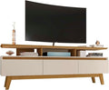 Manhattan Comfort Yonkers 71 Inch Mid Century Modern TV Stand by ManhattanComfort