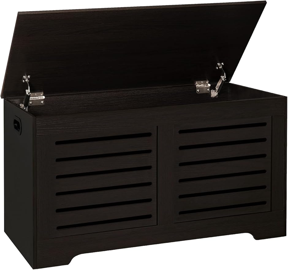 DINZI LVJ Storage Chest, Flip-Top Wooden Toy Box by DINZILVJ