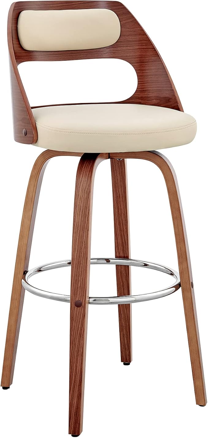 Armen Living Julius Mid Century Modern Swivel Bar Stool by ArmenLiving