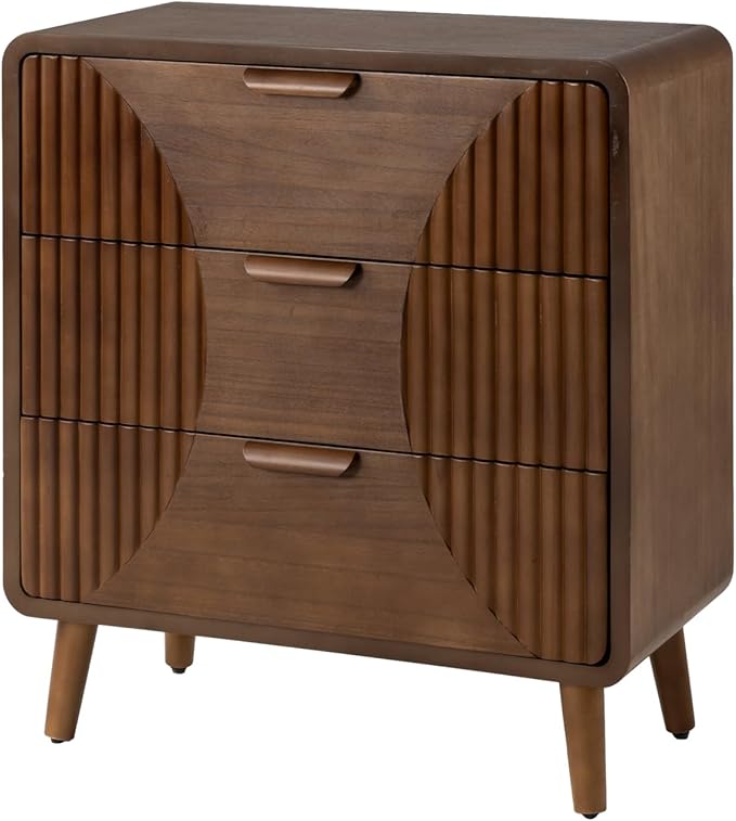 COSIEST Walnut Accent Cabinet - Image 7