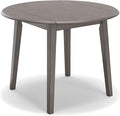 Signature Design by Ashley Shullden Casual Round Dining Small Drop Leaf Table by SignatureDesignbyAshley