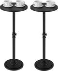 2Pack Drink Table, Small Round Side Table by HomeOrganizerandStorage