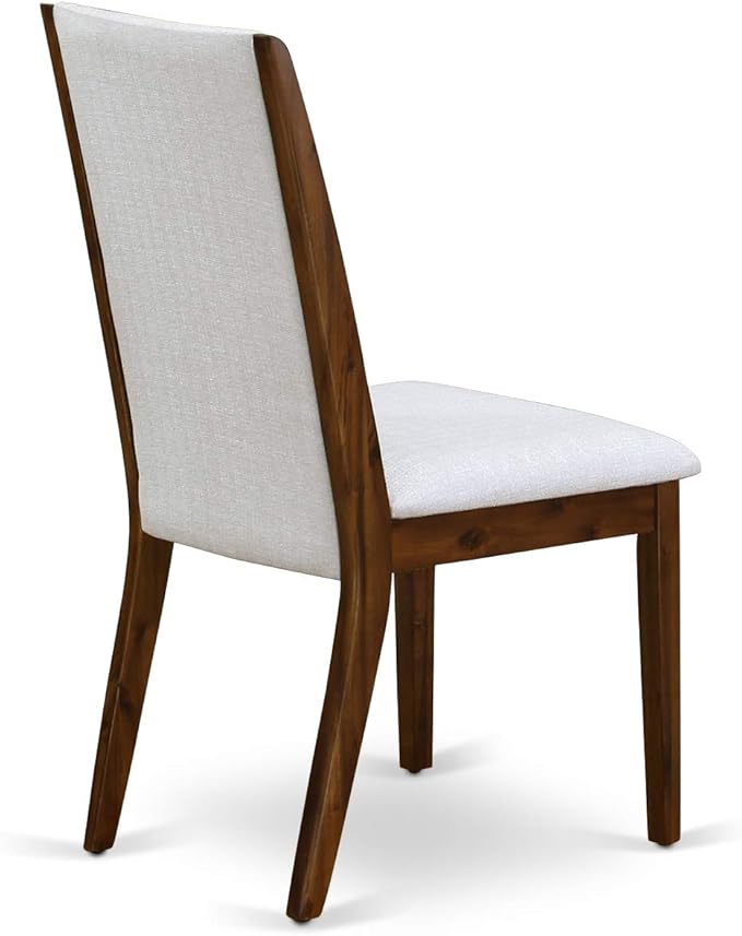 East West Furniture ANLA5-ANA-05 5 Piece Dining Room Table Set Includes a Round - Image 10