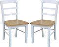 Madrid Ladderback, Solid Wood Kitchen/Dining Chairs, Parawood Construction by InternationalConcepts