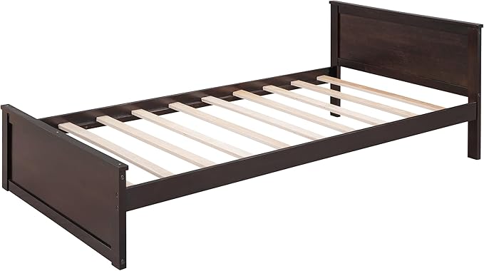 Full Size Loft Bed with Wardrobe Desk and Shelves, Solid Wood Bunk Stand-Alone - Image 6