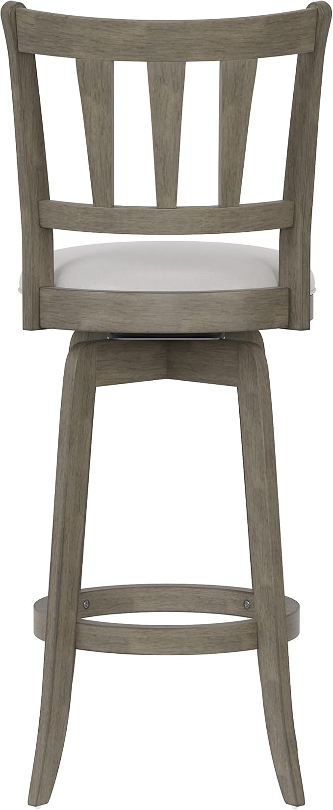 Hillsdale, Presque Isle Wood Bar Height Swivel Stool, Aged Gray - Image 7