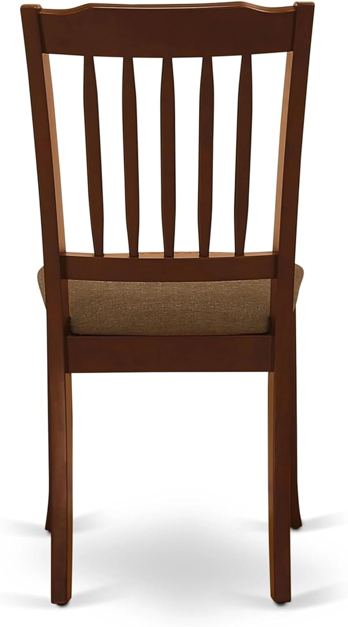 East West Furniture AMDA3-MAH-C 3 Piece Kitchen Table & Chairs Set Contains a - Image 10