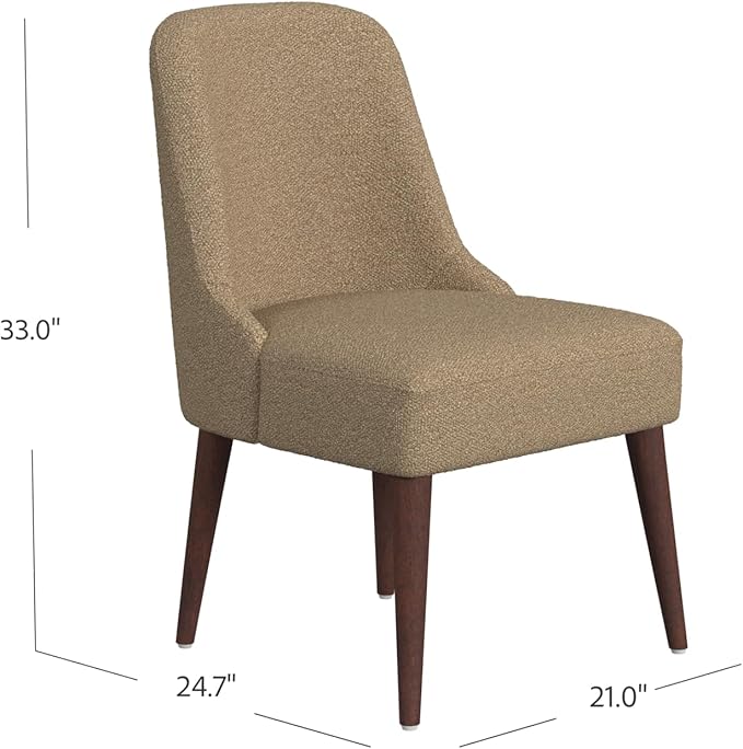 HomePop Home Decor | Upholstered Hemet Gayle Side Dining Chair | Decorative - Image 3