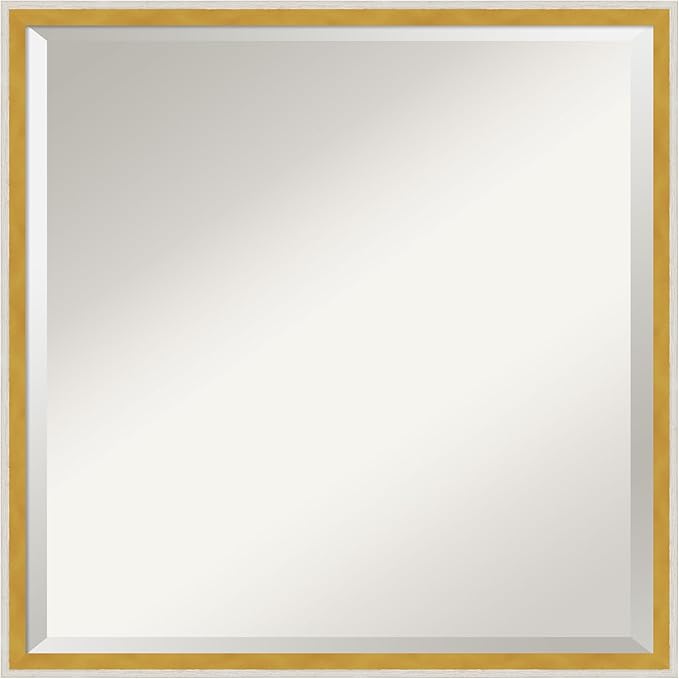 Amanti Art White Bathroom Mirror by AmantiArt