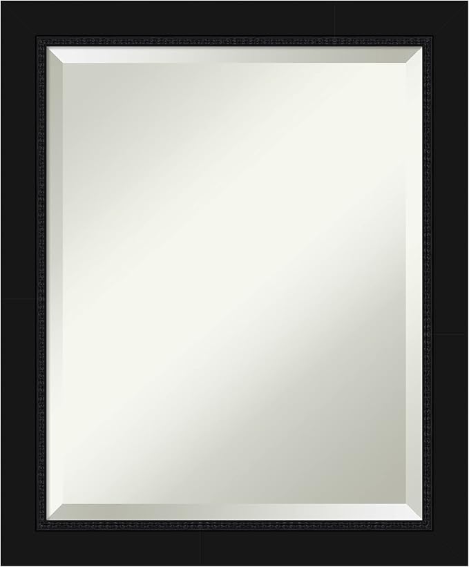 Amanti Art Black Bathroom Mirror by AmantiArt