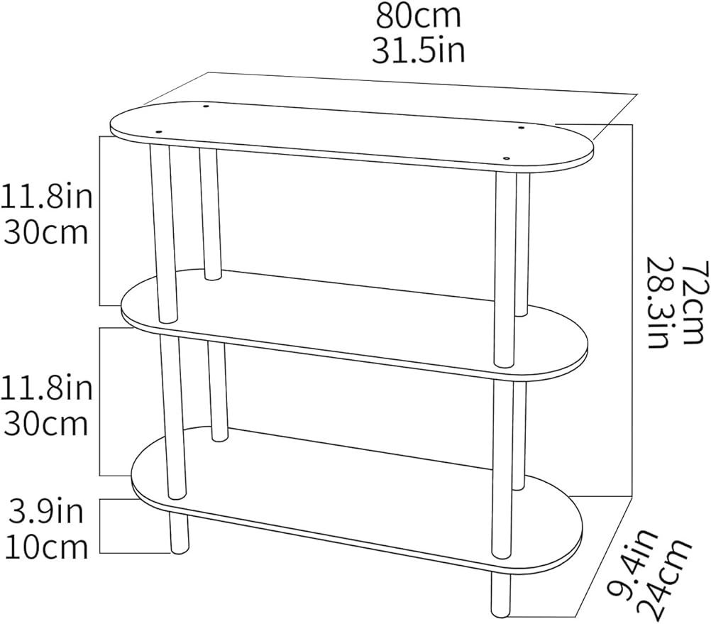 Clear Bookshelf, Acrylic Bookcase - Image 3