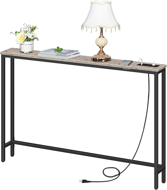 HOOBRO 2 Pack 47.2" Narrow Console Table - Image 8