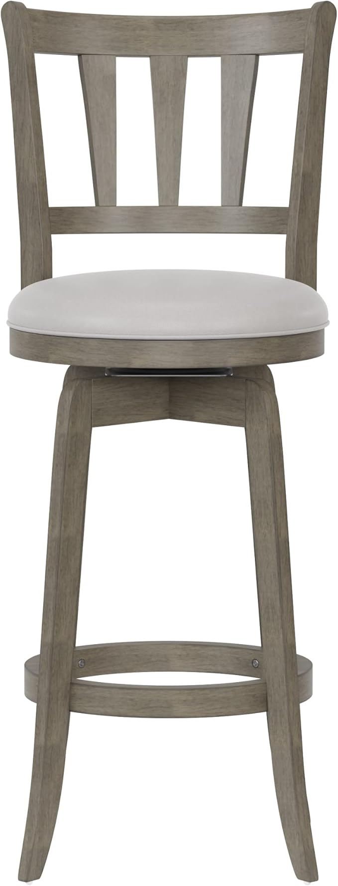 Hillsdale, Presque Isle Wood Bar Height Swivel Stool, Aged Gray - Image 10