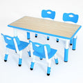 Kids Table and 4 Chairs Set，Height Adjustable Children Table & Chair，Toddlers by Unknown