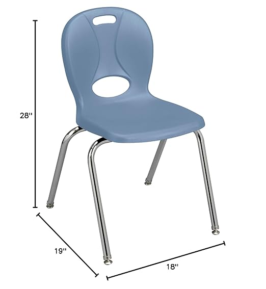 Learniture LNT-116-CSW-SB Learniture Structure Series Stackable School Chairs - Image 3