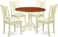 East West Furniture HLPL5-BMK-C 5 Piece Modern Dining Table Set Includes a by EastWestFurniture