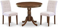 East West Furniture ANAS3-AWA-08 3 Piece Kitchen Dining Table Set contain A by EastWestFurniture