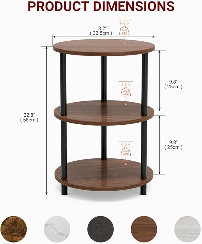 Small Round End Table - Image 2