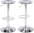 Bar Stools - 2 Pack, Adjustable Swivel Height Counter Bar Stool, Modern Metal by Unknown