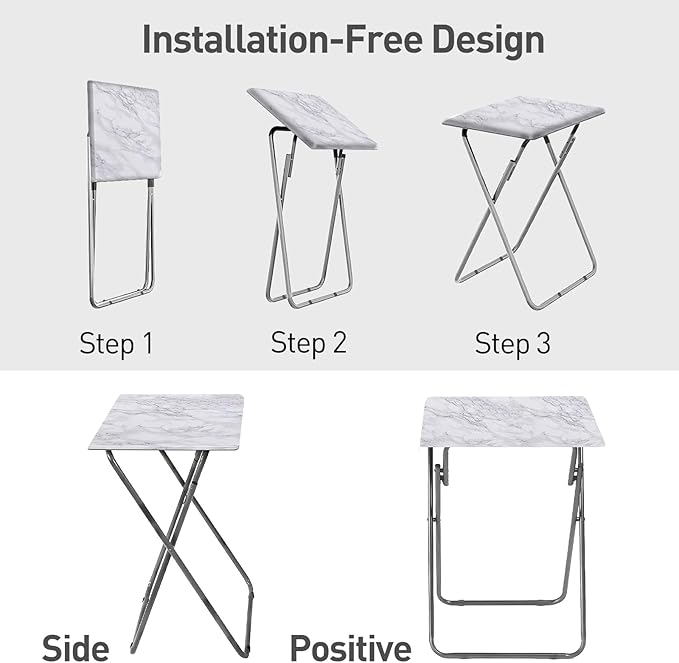 Garden 4 You TV Tray Table, Folding Dinner Tray - Image 4