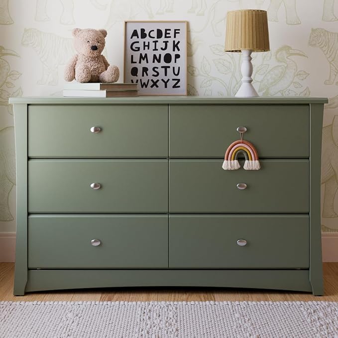 Storkcraft Crescent 6 Drawer Double Dresser – GREENGUARD Gold Certified - Image 2