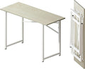 47 inch Folding Desk, Writing Gaming Computer Camping Table, No Assembly by Lutown-TeenHome
