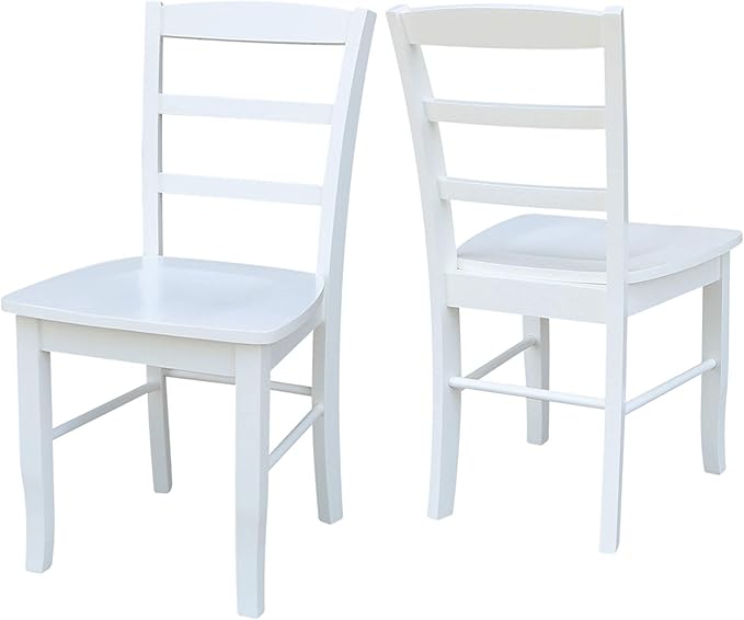 International Concepts Set of Two Madrid Ladderback Dining Chairs - Image 11