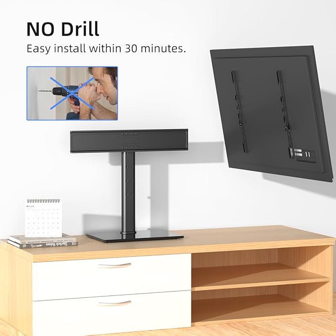 Suptek Reinforced Universal TV Stand - Image 7