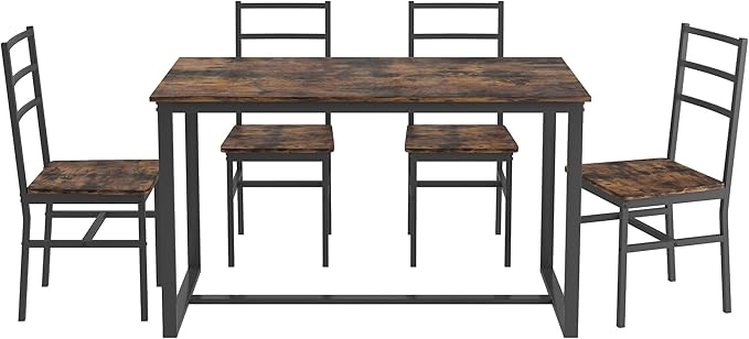 Ball & Cast 5 Pieces Dining Table Set - Image 4