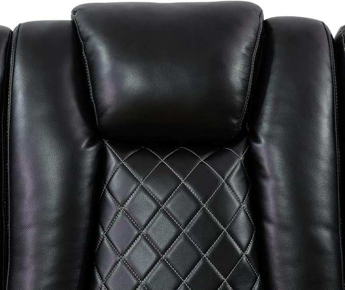 Electric Power Recliner Loveseat Set Living Room Furniture, Comfy Home Theater - Image 7
