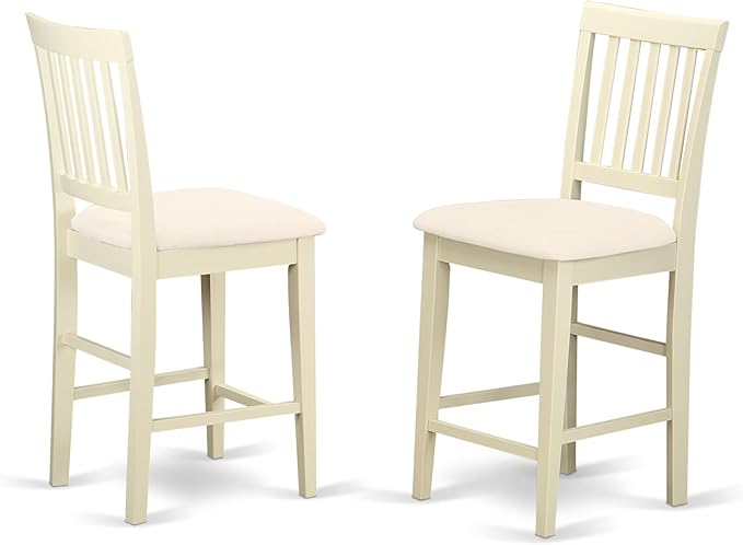 East West Furniture YAVN5-WHI-C 5 Piece Kitchen Counter Set Includes a - Image 4