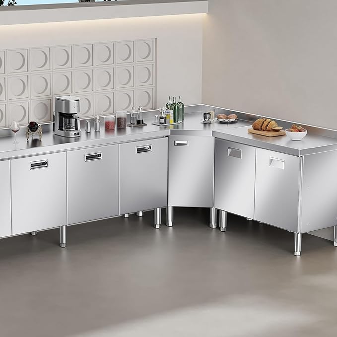 ZZV 59 inch Stainless Steel Prep Table - Image 7