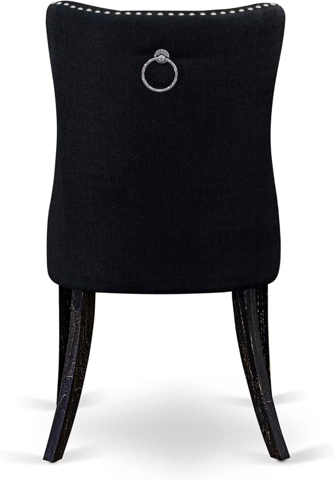 NKDA9-SBB-24-9-pc Dining Room Set Consists of a Rectangular Table and 8 Black - Image 13