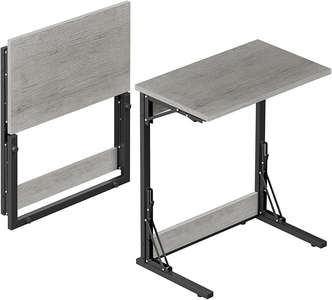 Tatub Folding TV Tray Table Set of 2, Small Sofa-Side Laptop Desk by Tatub
