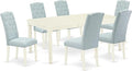 East West Furniture DOCE7-LWH-15 7 Piece Kitchen Table & Chairs Set Consist of by EastWestFurniture