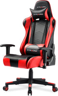 GTRACING Gaming Chair with Reclining Backrest, Adjustable Height and Swivel Base by GtracingDirect