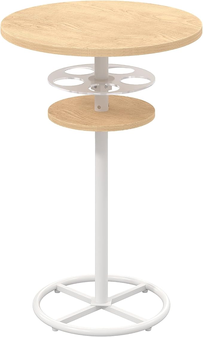VECELO 36” High Top Bar Table, Sturdy Frame - Image 8