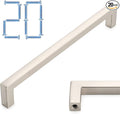 KOOFIZO 20-Pack Solid Square Bar Cabinet Handle by Koofizo