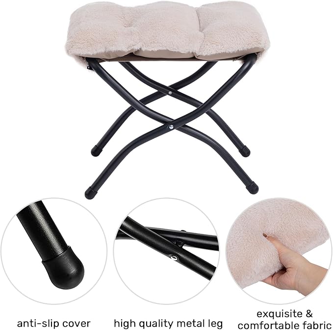 HollyHOME Fabric Lazy Chair - Image 8