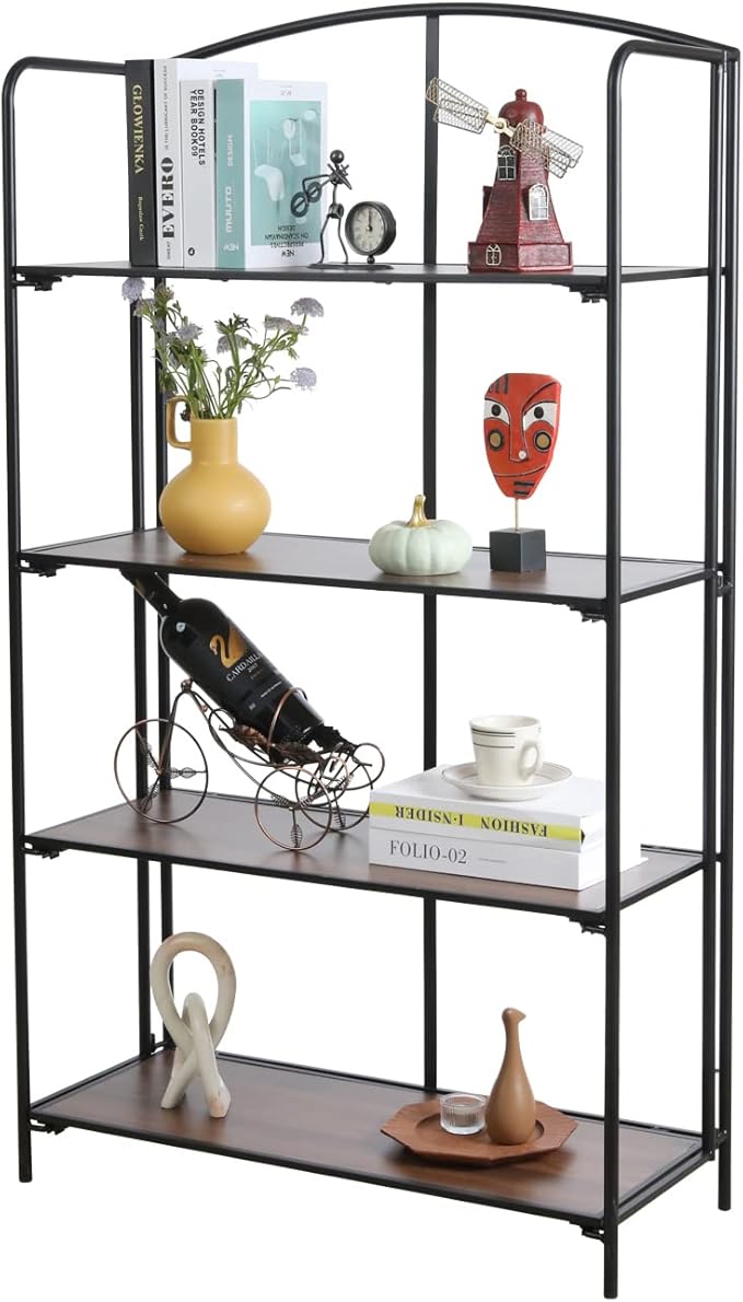 Crofy No Assembly Folding Bookshelf - Image 7