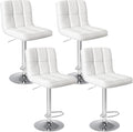 DUMOS Bar Stools Set of 4, 24 inch Counter Height Bar Stools, Upholstered by DumosLifestyle