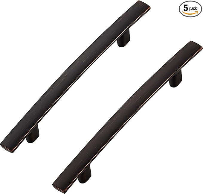 5 Pack Cabinet Handles 4" Hole Center by Ravinte+Decor