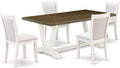 East West Furniture V077MZ001-5 5 Piece Kitchen Table Set by EastWestFurniture