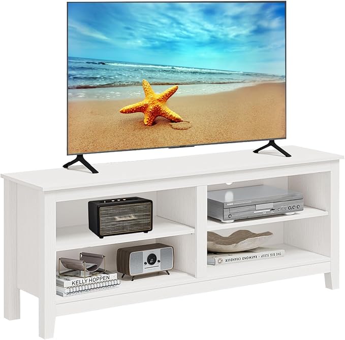 Modern TV Stand for 65 inch TV, Fits 50-65 Inch TVs, 55 Inches W x 15 Inches D - Image 4